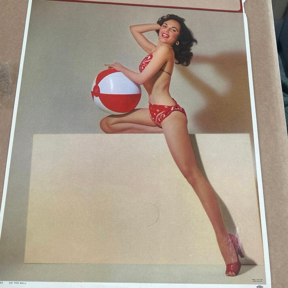 Large 1955 Pinup Salesman Sample